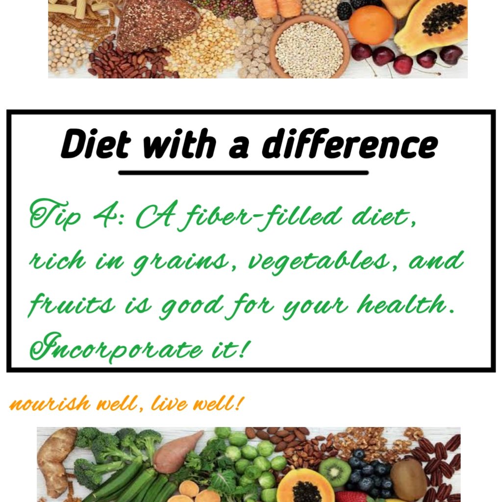 WellNourishAfr's tweet photo. 0️⃣5️⃣-0️⃣9️⃣-2️⃣0️⃣2️⃣0️⃣

DIET WITH A DIFFERENCE

" *A fiber-filled diet, rich in grains, vegetables, and fruits is good for your health. Incorporate it!* "

#DietWithaDifference
#NourishwellAfrica https://t.co/gPkZbs6IPa