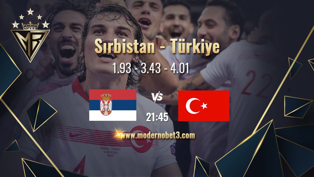 modernobet's tweet photo. #Modernobet'ten Günün Maçı;
⚜️Yüksek oranlı bahis seçenekleri ile,
⚜️ Bahisin en modern hali!
📍https://t.co/W3C8JohQz0
#modernobet #kupon #bahis #futbol #kazan
#sırbistan #türkiye https://t.co/JfDa3AbexP