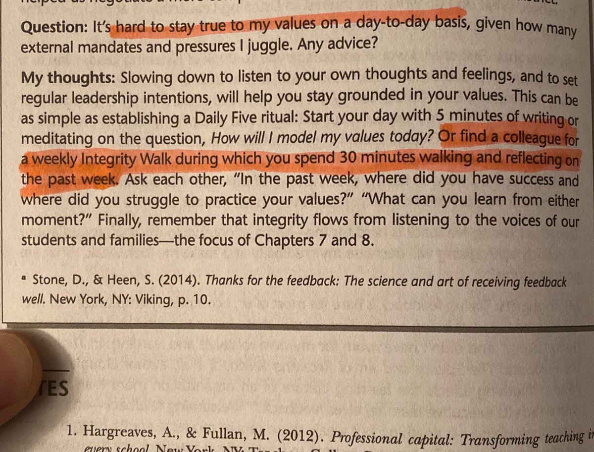 anthonx's tweet photo. Great idea “weekly integrity walks” that allow you to reflect on a week. @ShaneSafir #ListeningLeader Much needed during these times. Can also be done on a Zoom walk 😀 https://t.co/AY9qj9990t