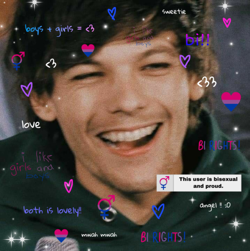 louis says: bi rights!!