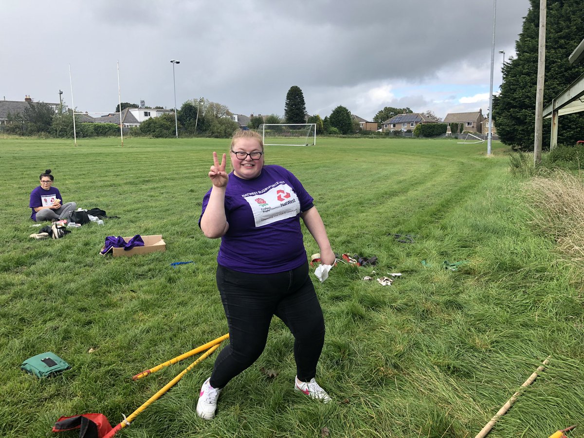 Looking good! All smiles during the clearing and deep cleaning today! @NatWest_Rugby <a href="/yorkshire_rfu/">YorkshireRFU</a> @HuddsYMRUFC