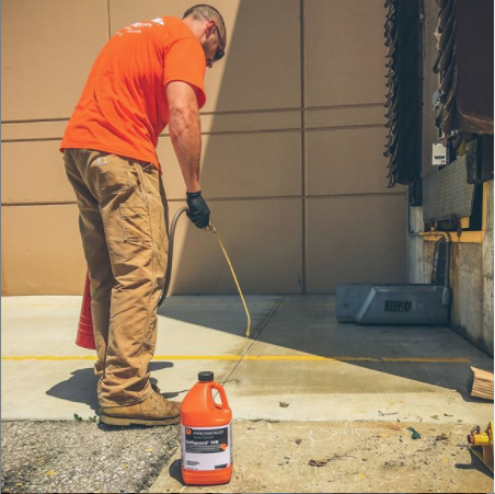 PROSOCO's tweet image. It&apos;s easy to protect your concrete from the damage winter can bring, such as moisture intrusion and chemical attack of chloride salts. One simple application of Saltguard can also reduce the possibility of rebar corrosion and surface spalling.