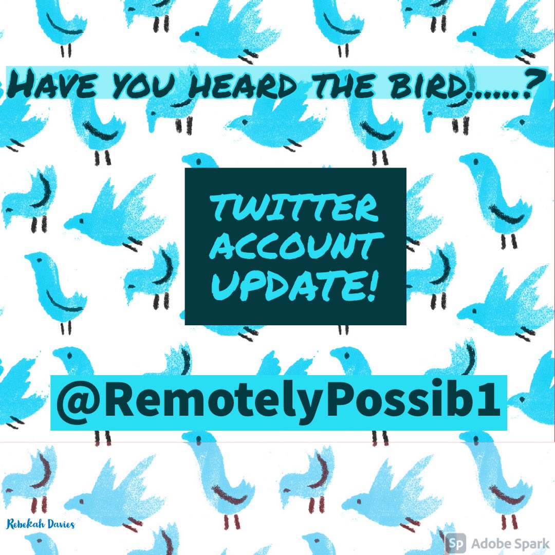rvd1208's tweet photo. Been a while but I have my professional account, properly pruned and preened for human view and a hub for connecting and sharing all things Digital Health, SLT’s  and Digital SLT @RemotelyPossib1.....maybe I’ll tweet you there 🐦😁 https://t.co/6aJmwB7UXC