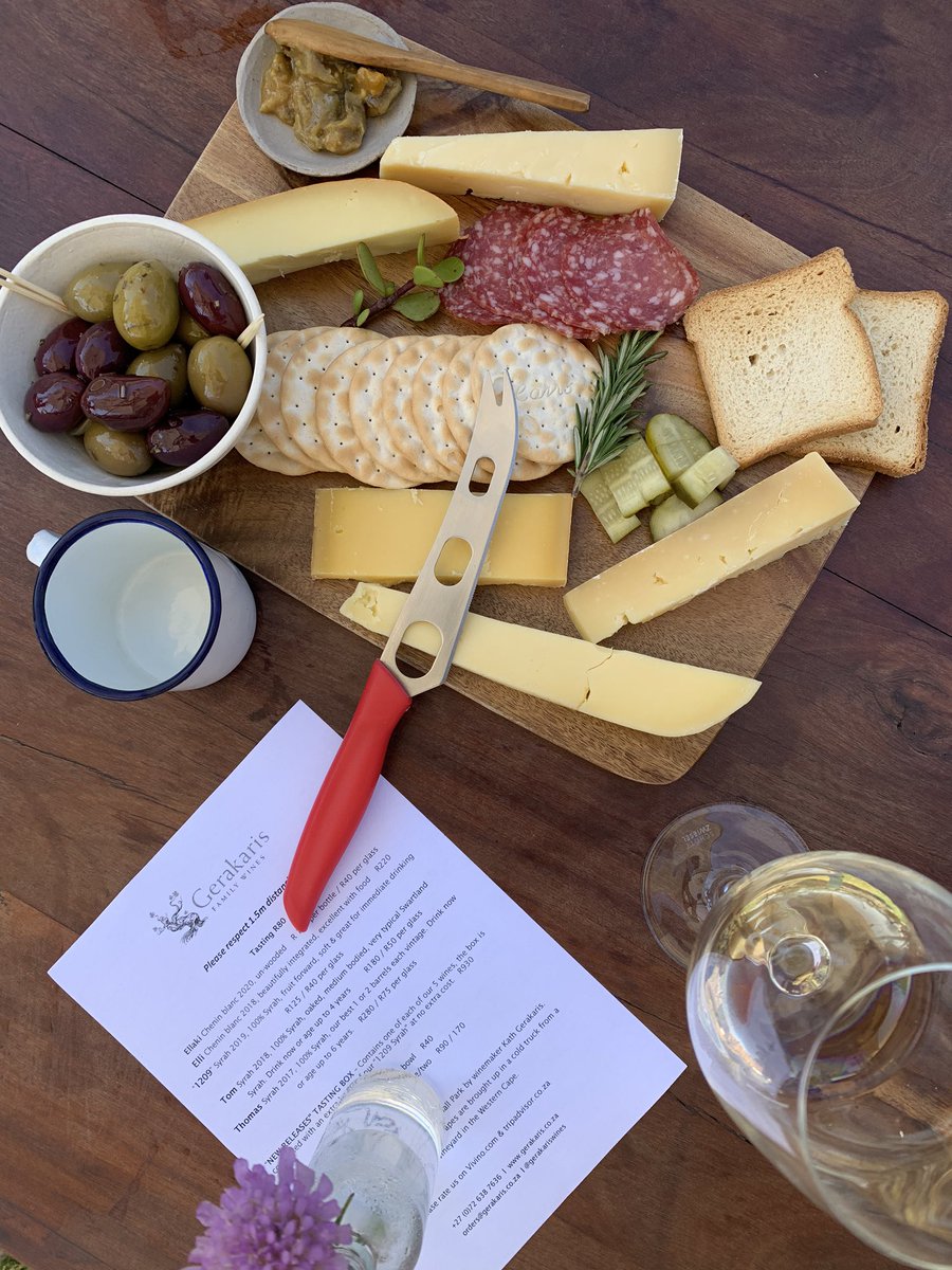 Had a lovely time at <a href="/gerakariswines/">GerakarisFamilyWine</a> today 🧀 🍷