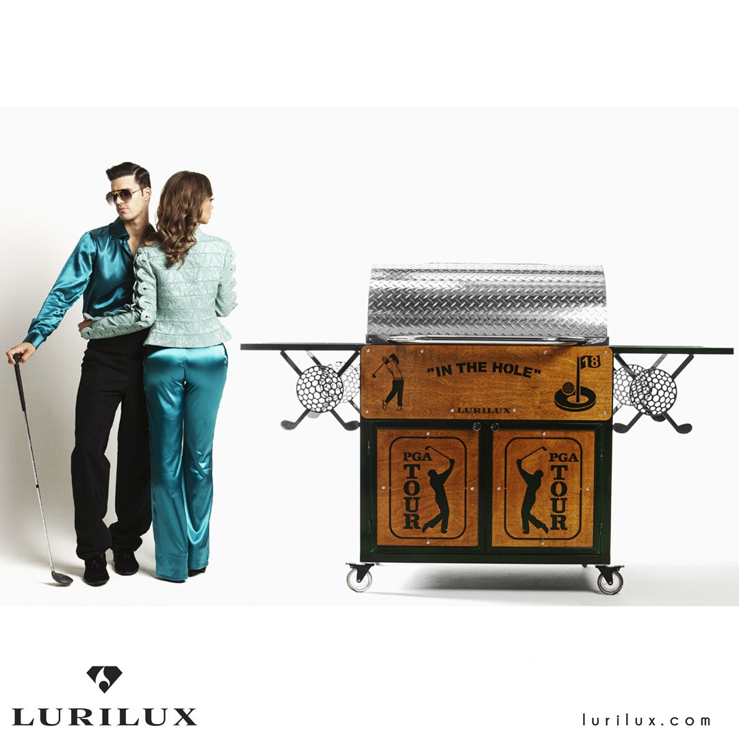 lurilux's tweet photo. Autonomous #freestanding #grill, takes brand allegiance to the next level.  The Medallion Legends Grill!  Contact us for custom orders!

#lurilux #pga #pgatour #golf #golfclubs #fashion #pgalegends #eastlakegolfclub #art #couture #titleist #golfgrills #bbq #mastergrilldesigners https://t.co/mSwSLReu2N