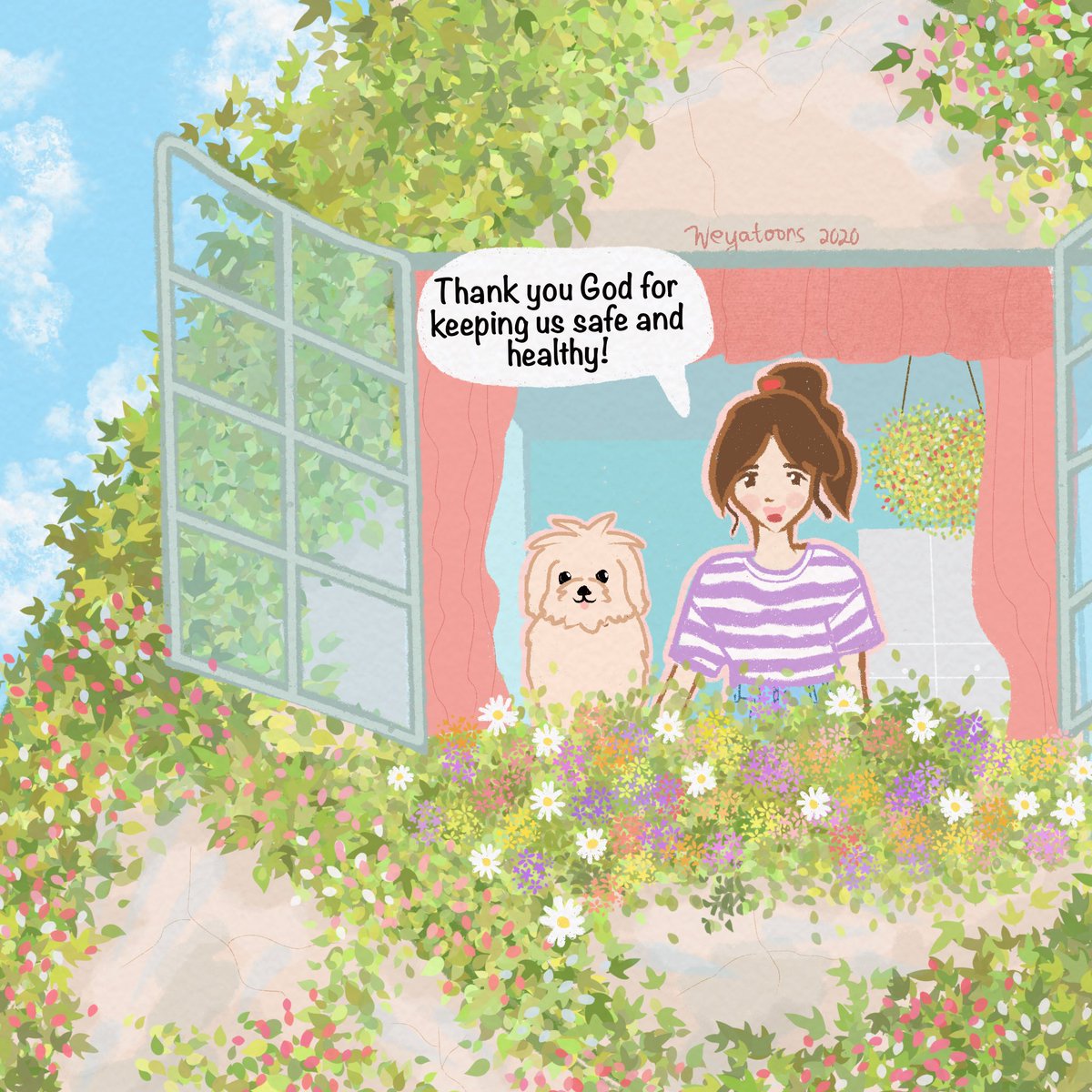 weyatoons's tweet photo. Always with a grateful heart 🤍✨

—-
Studio Ghibli inspired ❤️❤️❤️ https://t.co/aoSJzA5hih