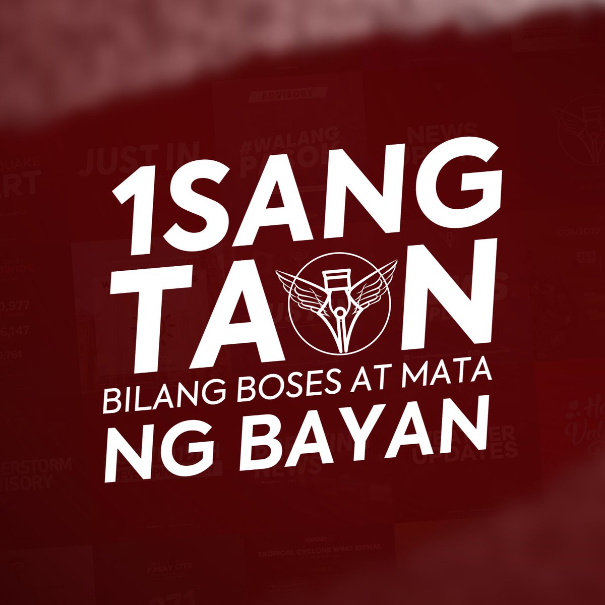 pcsegofficial's tweet photo. Kami ang Pasay Press, isang taon na bilang inyong boses at mata. Maraming salamat sa pagsuporta! https://t.co/JMNPHOB7px