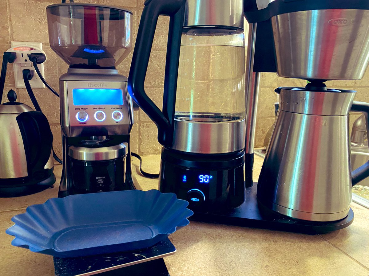 stefantribble's tweet photo. Morning coffee batch brew setup. What does your’s look like? #coffee #coffeesetup #batchbrew #sundaycoffee https://t.co/gj93IPCb6R