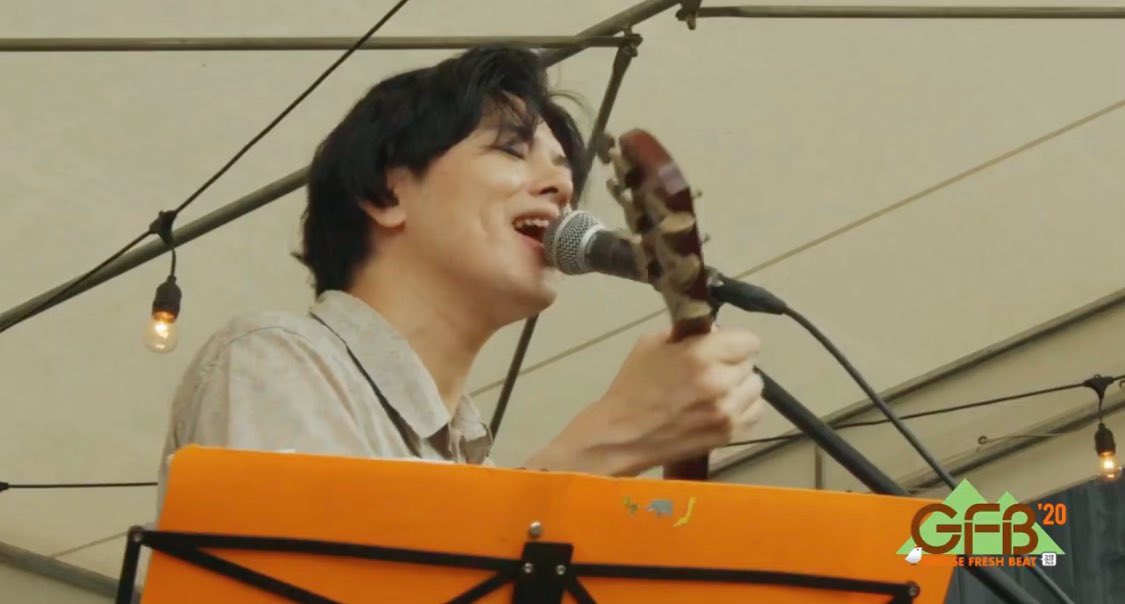 eye_neko3's tweet photo. 行けなかったので配信でヒョウリさん
#GFB20
#つくばロックフェス https://t.co/HgO6FnMG4p