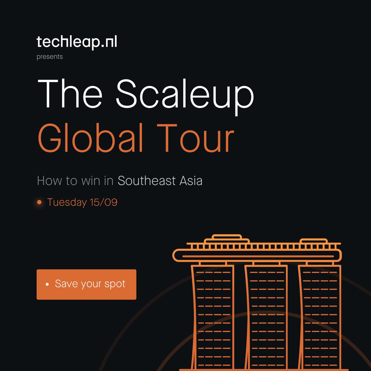 Techleapnl's tweet photo. WANNA EXPAND YOUR BUSINESS IN SOUTHEAST ASIA?
Join the expansion session online to get the right connections and tips &amp; tricks! 
⚡️Dennis Tan, Alexander Enthoven &amp; Pascal Verloop will be connected to share their expansion insights! 
More info here > https://t.co/iAObgYN25i https://t.co/qN5gPp10kK