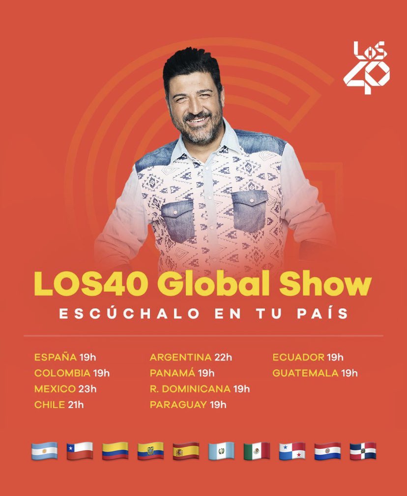 TonyAguilarOfi's tweet photo. Hoy en #40GlobalShow259 escucharemos a @sechmusic @rosalia @FarrukoOfficial @daddy_yankee @JBALVIN @DUALIPA @sanbenito @Tainy @DanielHuen @maluma @diegotorres @MauYRicky @kheayf @lenmelody149 @Dalumusica @RawAlejandro @lolaindigomusic @dannapaola @NissRosenthal y más!!! https://t.co/o5H4nIuZaQ