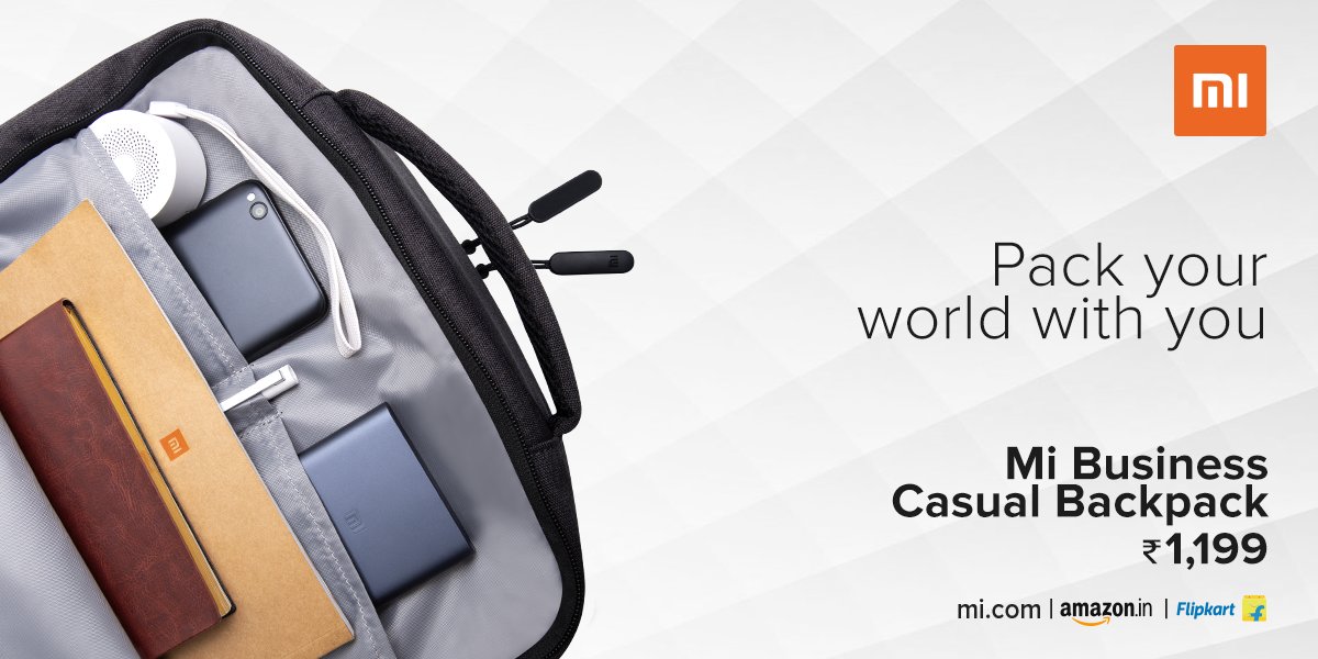 TLFtechnews's tweet photo. Designed for the new age professional.
#mi #redmi #technofanart
With #MiBusinessCasualBackpack, utility is a priority. #tech #AI
The spacious design allows ample room for all your essentials.
#Mobile #technews #tlftech #5G #innovation #technology #tlftechnews #redmarketsunday https://t.co/3Mim4YHIT7