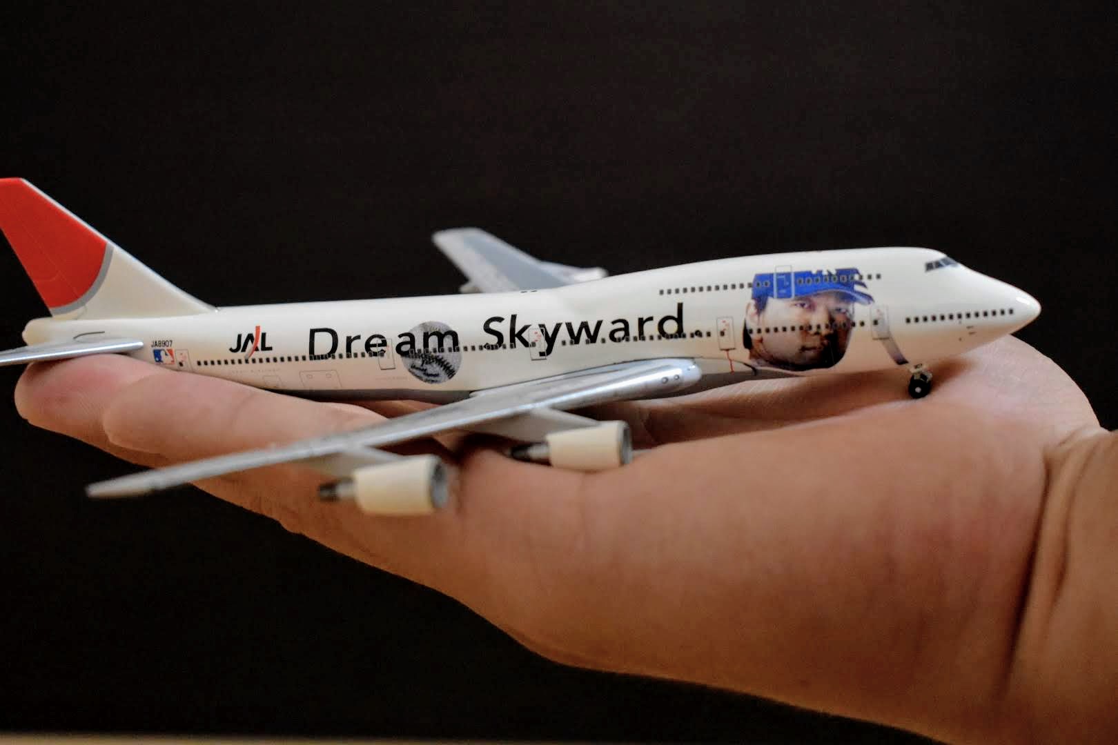 1/400 B747-400D JAL Dream Skyward 松井秀喜 JA8907 DREAM