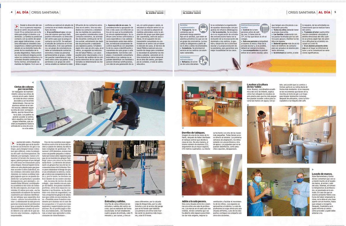 JesuitakDonosti's tweet photo. ¡Todo preparado para el comienzo del nuevo curso! Ahora solo queda lo que más ilusión nos hace: ver a nuestros alumnos y alumnas después de tanto tiempo 😍

Hoy en @diariovasco 👇👇
https://t.co/2DwSOhzV9c https://t.co/ck3fpe9o9G