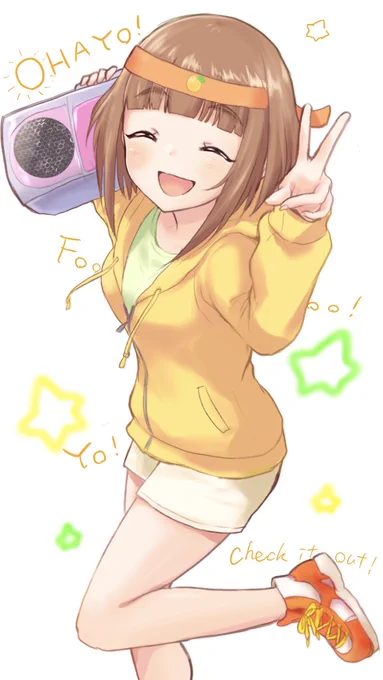 ラジオ体操! #喜多見柚 #アイドルマスターシンデレラガールズ https://t.co/tzlmC1ZlTq 