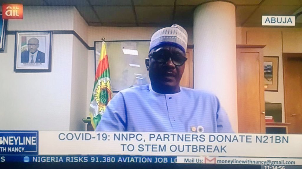 2/  @MKKyari categorically told  @nancyilloh that  @NNPCgroupwill just be another player in the market space, saying, "we'll be there for the country to sustain security of supply at the cost of the market."Note: This was on April 6, 2020.