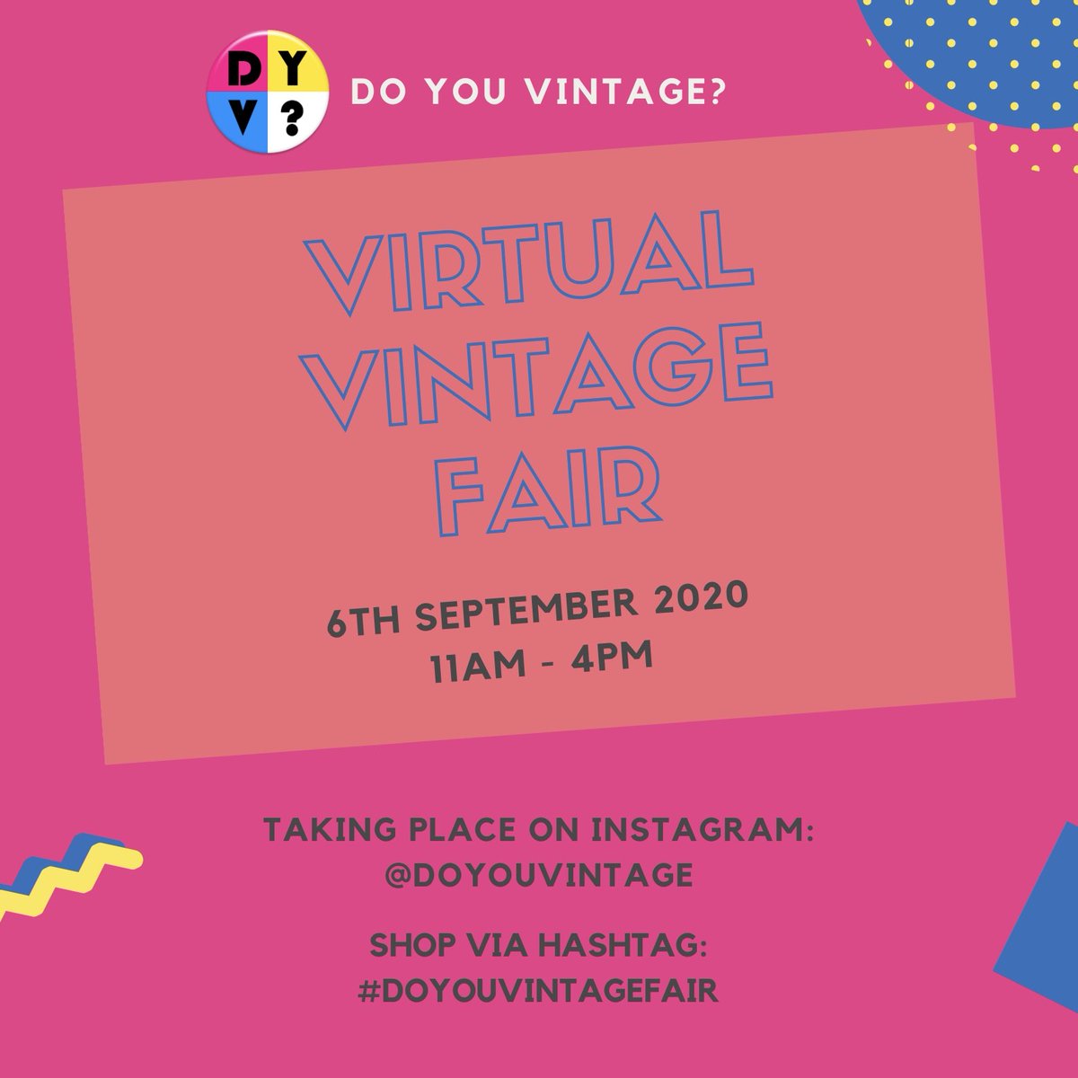TODAY from 11-4pm is our virtual vintage fair on Instagram Stories. #2ndhandseptember #vintage #sustainablebusiness #sustainablefashion #retro #vintagestyle #midcentury #antiques #collectables #vintageclothing #ukgifthour #ukgiftam