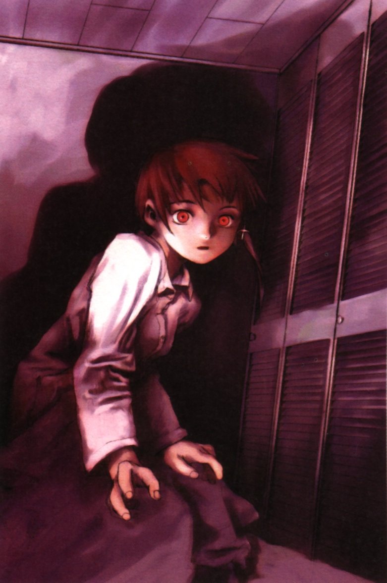 lainscreens's tweet photo. From Serial Experiments Lain: An Omnipresence in Wired Artbook (1999) https://t.co/MeHn5ROHxi