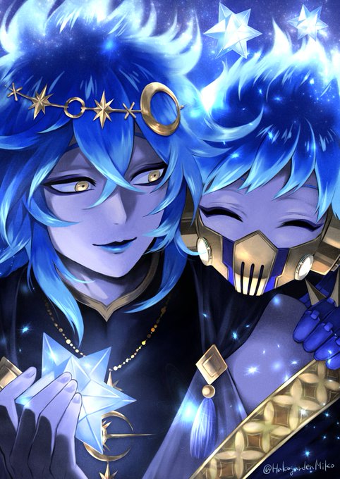 「blue eyeshadow blue theme」 illustration images(Latest)