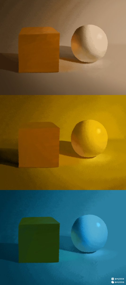 mijilee0328's tweet photo. Color studies https://t.co/F0Ig6MaHr0