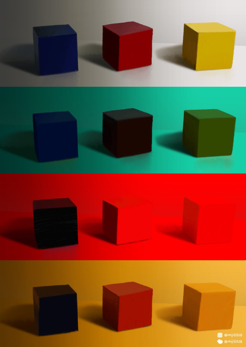 mijilee0328's tweet photo. Color studies https://t.co/F0Ig6MaHr0