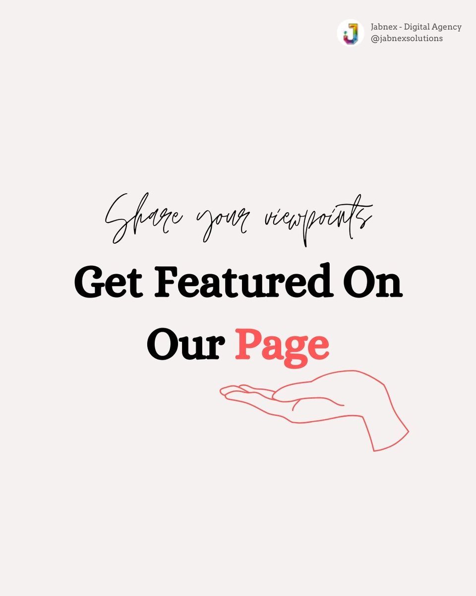 buildwithjabnex's tweet photo. #CollaborationAlert
Hey you guys! we have always been so supportive to each other. We would like to extend an opportunity for us to grow together.
Let's drop nuggets of knowledge together upon our audience.
#DigitalMarketingAgency https://t.co/Jfo8IwOeKI