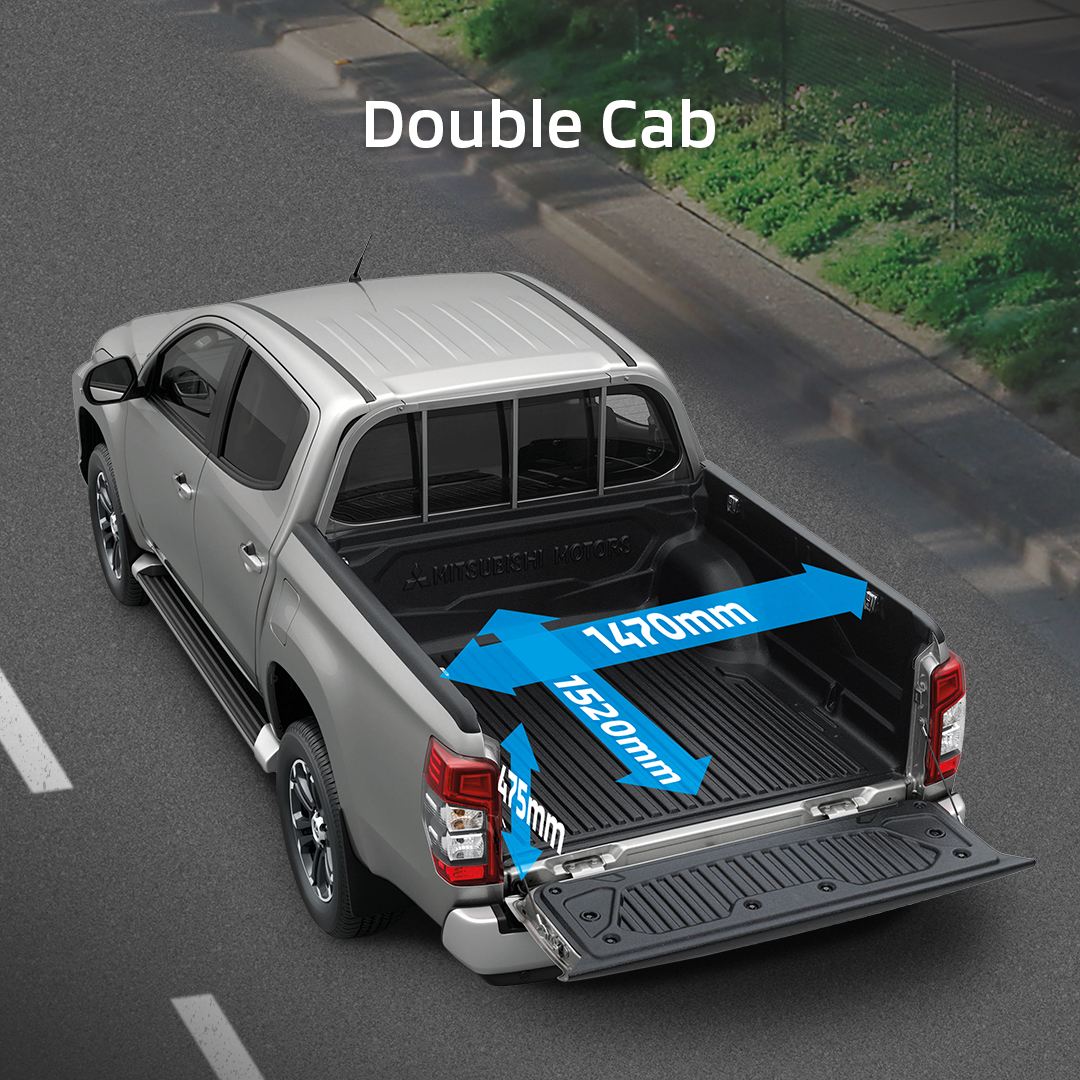 Mitsubishi Triton dengan space kargo luas dan desain yang stylish bisa menjadi pilihan berkendara anda sehari-hari sekaligus membantu mobilitas keperluan bisnis anda!