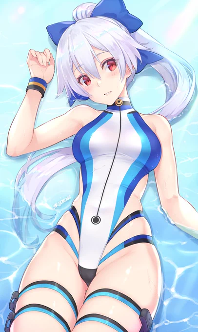 水着巴さん💦
#FGO 