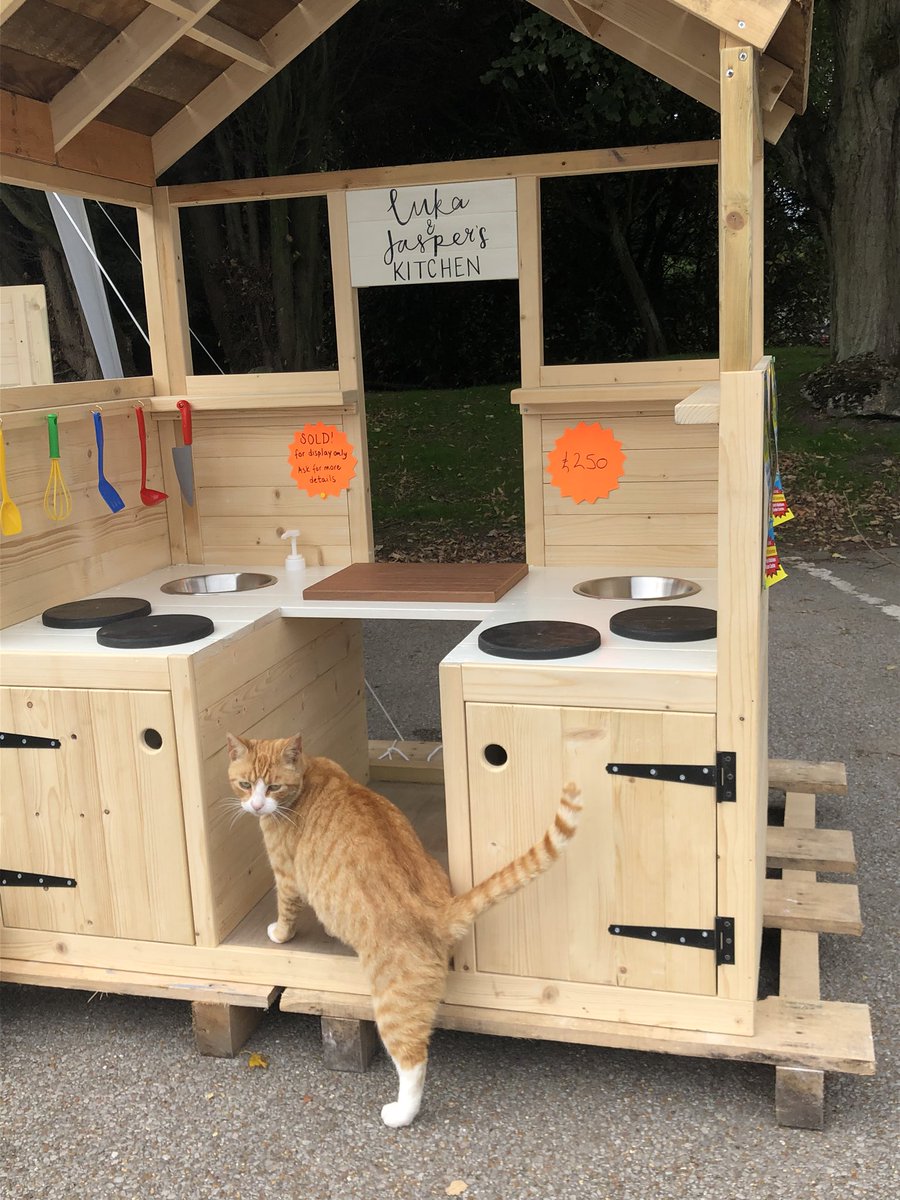 Come and see <a href="/thecraftyjoiner/">James Flett</a>  here at the garden centre today. Our boss Acer is modelling their products.