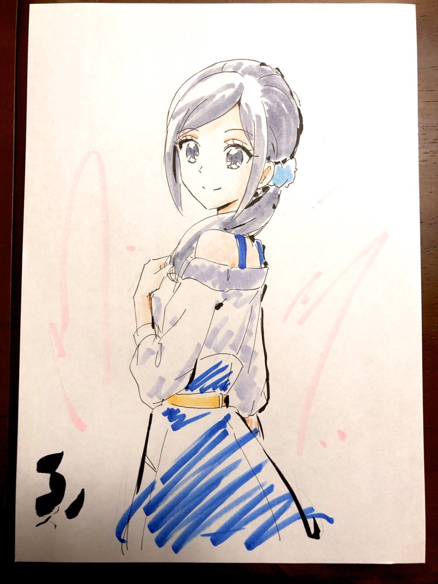 「娘とポケモン見ながら、お絵描きタイム。たまにはガチの落書きを? 」|仁井学 NII Manabuのイラスト