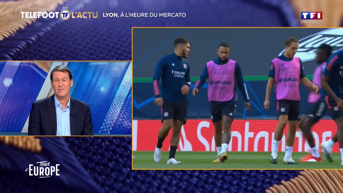 telefoot_TF1's tweet photo. "Après, comme pour beaucoup de mes grands joueurs, s’ils ont l’occasion de jouer dans un club qui est construit pour gagner la LDC, je les emmènerais dans ma voiture personnellement" 

Rudi Garcia sur les potentiels départs de Memphis, Aouar ou Dembélé cet été https://t.co/1LVF3zZccw