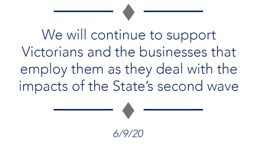 JoshFrydenberg's tweet image. Today’s announcement from the Vic Govt to extend lockdown is tough news for Victorians.

The Morrison Govt will continue to do everything we can to support Victorian businesses, workers &amp;amp; families.  

Joint statement with @ScottMorrisonMP &amp;amp; @GregHuntMP👉 bit.ly/3bDVuBS