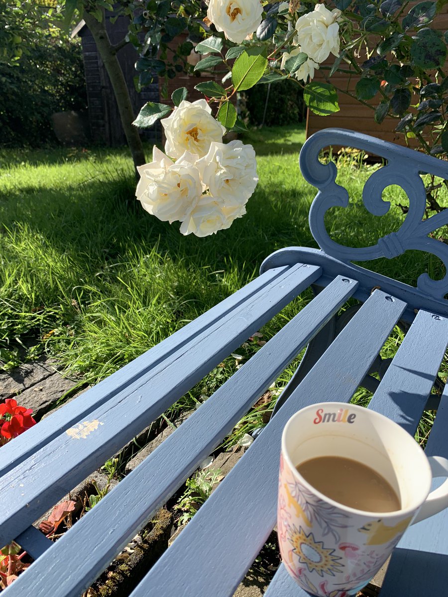 RiversideGovaHT's tweet photo. Lovely sunny coffee spot this morning! #sunday #roses #nearlymonday https://t.co/DjvztRr8ae