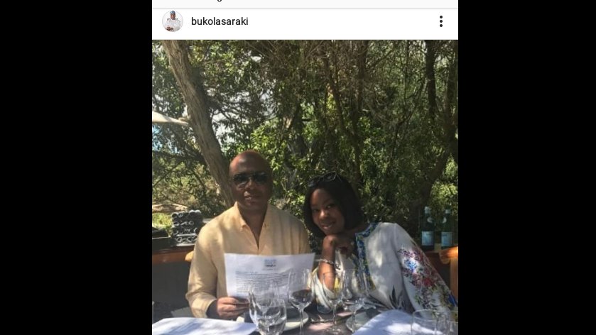 NewspostTv's tweet photo. Jist:The 13th President of the Senate of Nigeria at the #8thsenate @bukolasaraki sends birthday wishes to his wife @ToyinSaraki on IG as she turned a year older today,the former leader also shared some pictures to celebrate his wife special day. #buhari #Laycon #Nairaland . https://t.co/vSIxsrzYGq