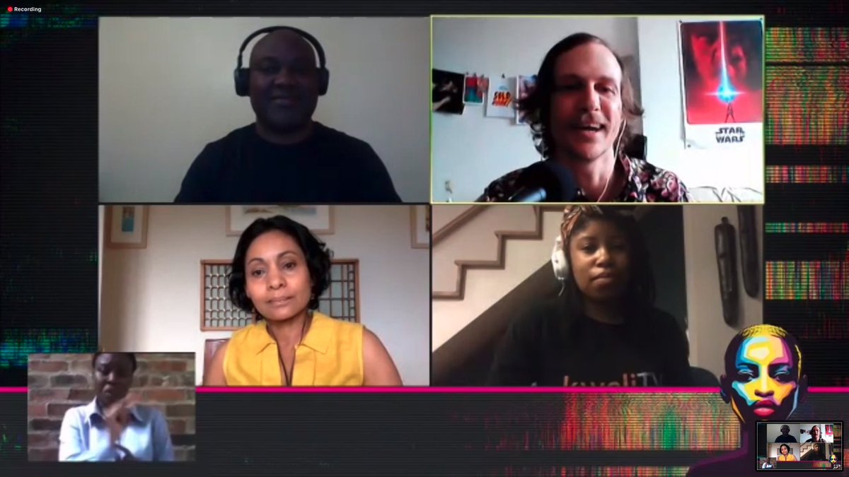 lionfishprod's tweet photo. Great insights into digital and VOD distribution platforms for African films with @almostperfectza @habeshaview @kweliTV @wkiumi #DFM2020 #virtualedition #bravenewcinema https://t.co/cWQxO4SZ4P