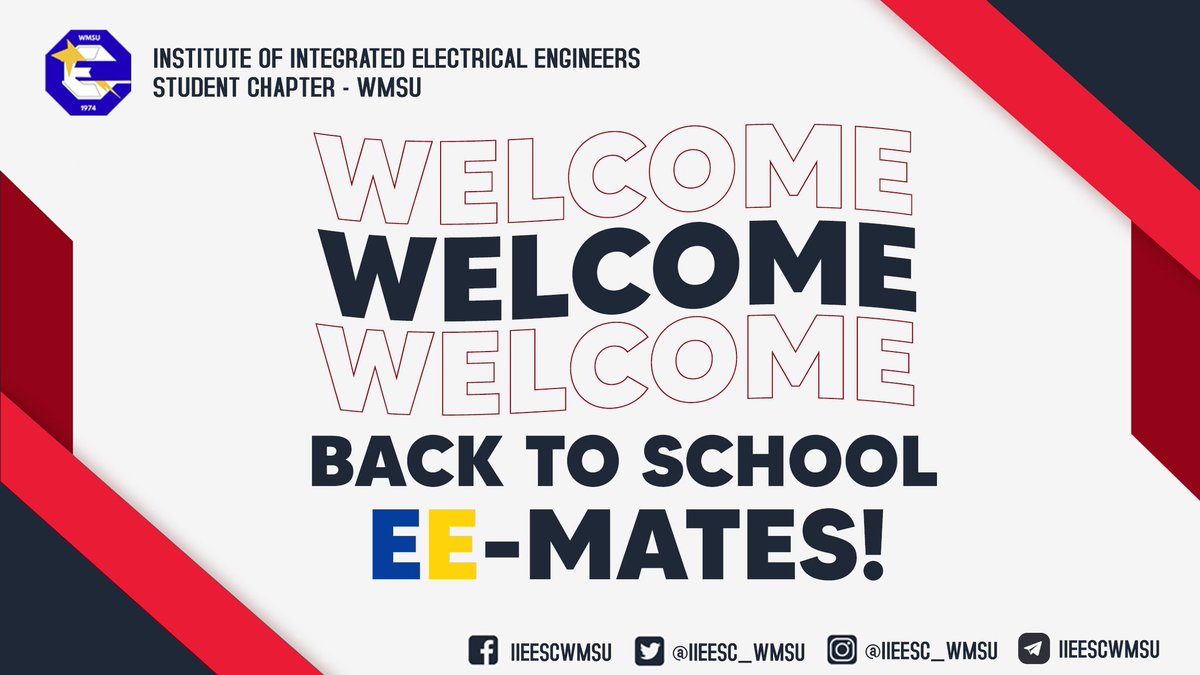 IIEESC_WMSU's tweet photo. WELCOME BACK TO SCHOOL EE-MATES!
Are we all set for the new normal?
We'd like to hear from you guys? 🥺👉👈 Retweet this and caption it with your thoughts. Don't forget to use the hashtag #EEYouth ✨ https://t.co/kZfmEmhjN5