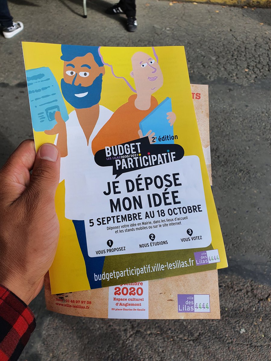 GoldbergMathias's tweet photo. Une édition particulière mais importante du Forum des Lilas avec le lancement de la deuxième édition du Budget Participatif ! 

Merci aux agent•es de la ville qui ont participé à l'organisation de cet évènement. https://t.co/FzhM1D3U7c