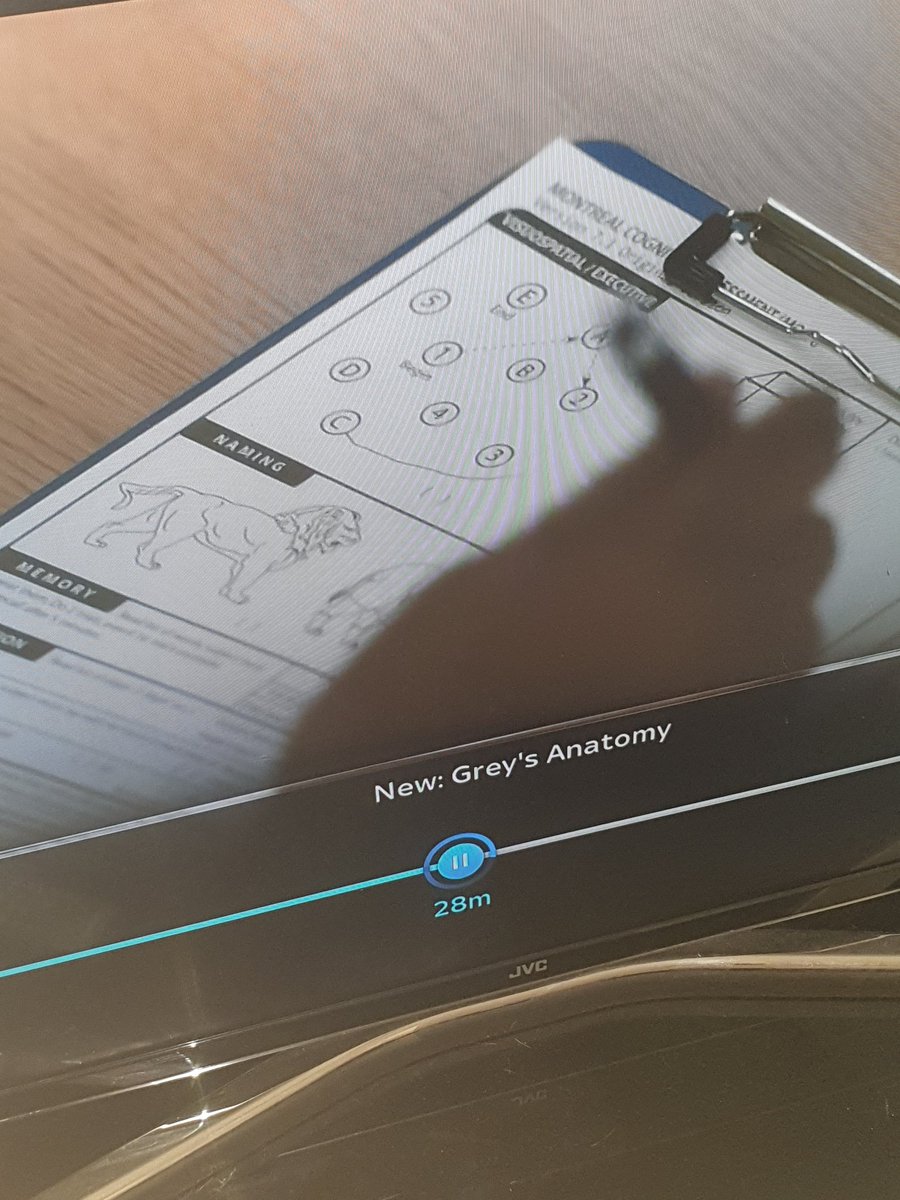 Having a lazy Sunday morning catching up on greys anatomy and notice they are using the MOCA. You can take the OT out of the hospital but...!