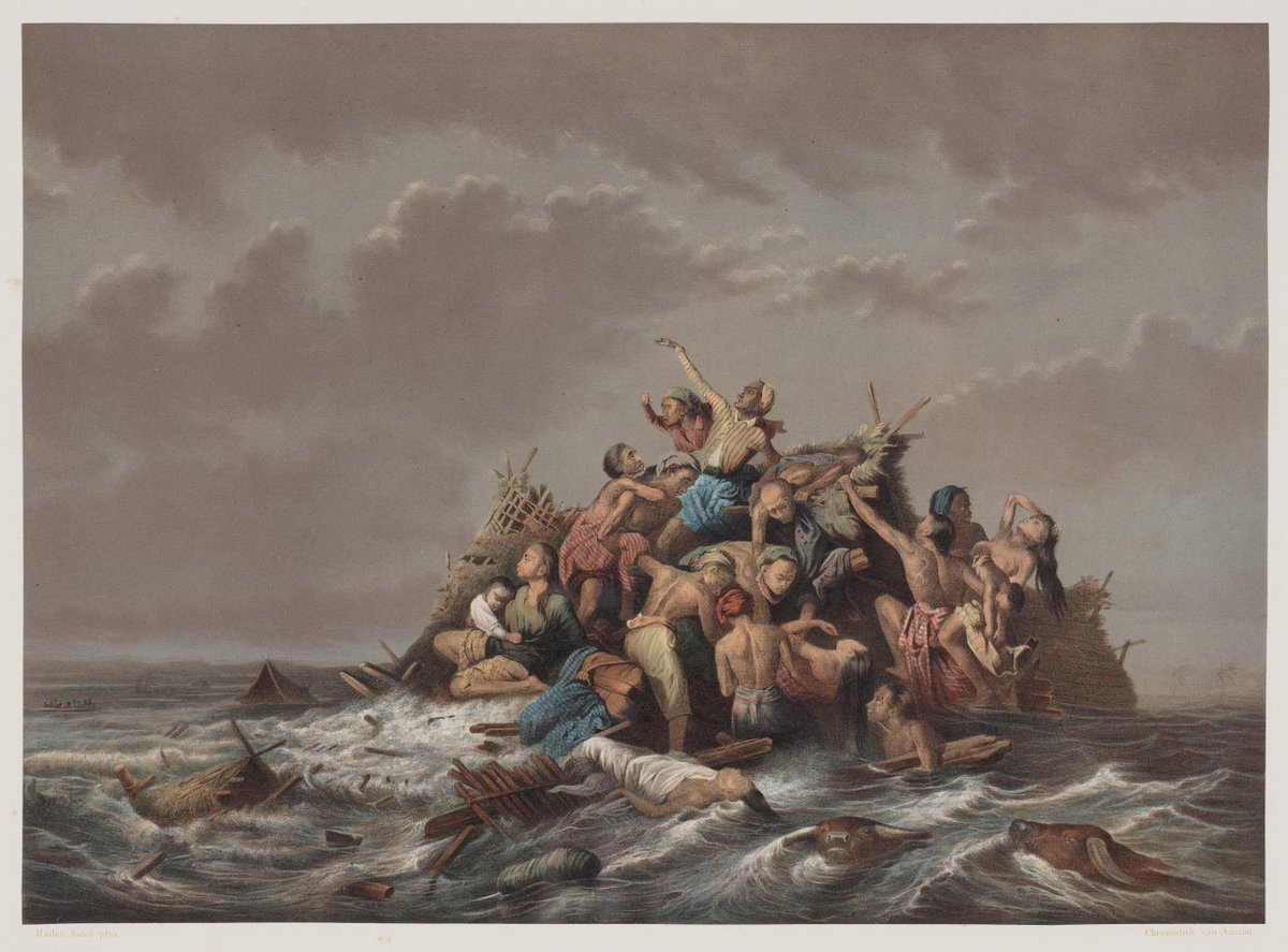 potretlawas's tweet photo. Banjir di Jawa. Lukisan Raden Saleh ini mengabadikan bah yang menenggelamkan wilayah selatan Jawa tengah, ujung Februari 1861.

Berhari-hari, banyak tempat di karesidenan Banyumas, Bagelen, Kedu, Yogyakarta, dan Surakarta terendam dan silam oleh banjir. https://t.co/TwmvnyGSew https://t.co/8DqTz2fBx2