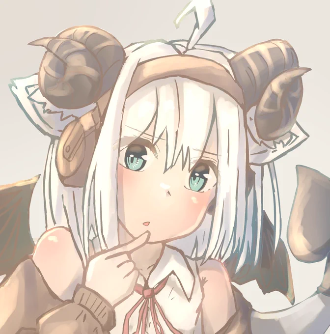 3時間前にデザインしたキャラクター#絵描き #ケモ耳 