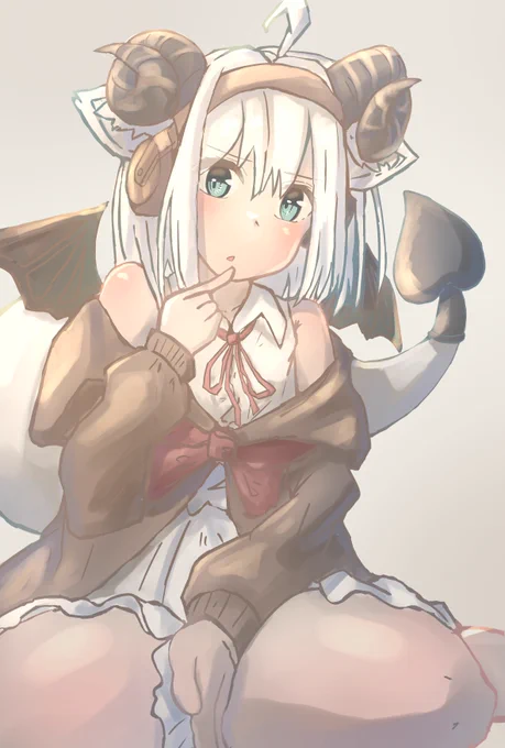 3時間前にデザインしたキャラクター#絵描き #ケモ耳 