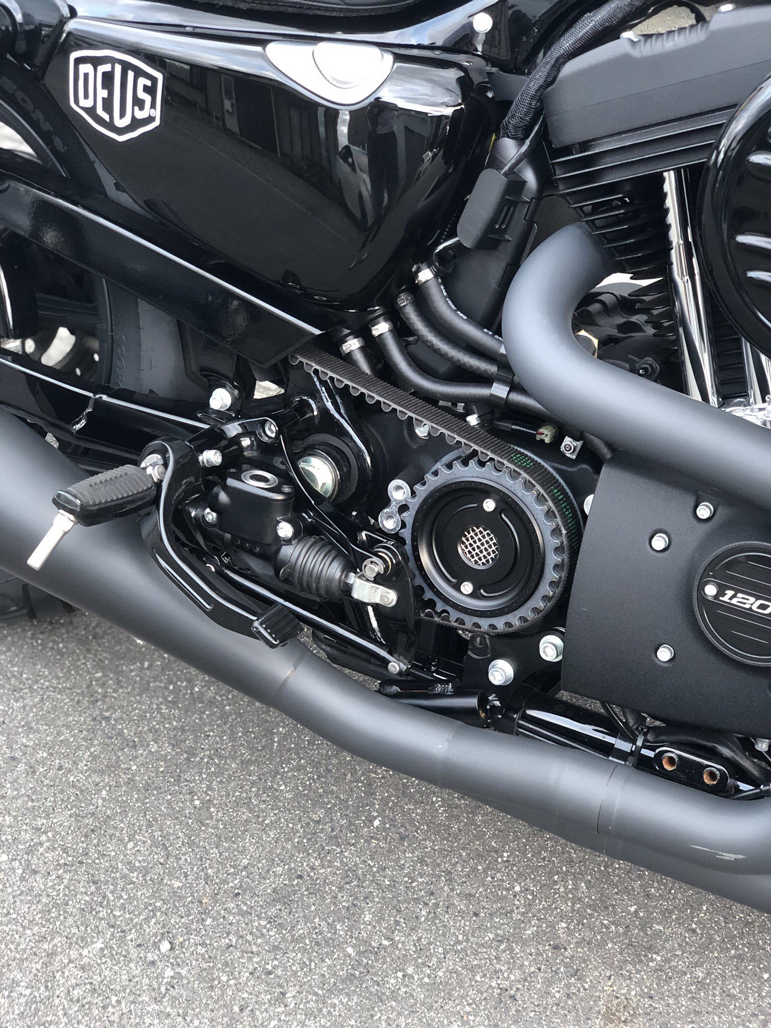 スポーツスター プーリーカバー
