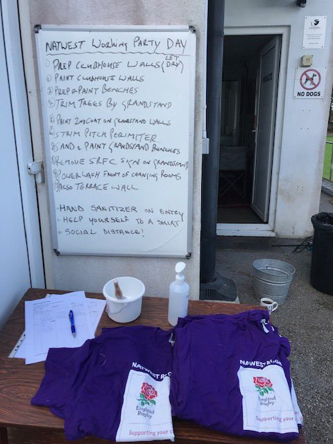 mark_lidstone's tweet photo. @DevonRFU Salcombe RFC.  Supporting the NatWest Working Party Day https://t.co/tOZgybX5GB