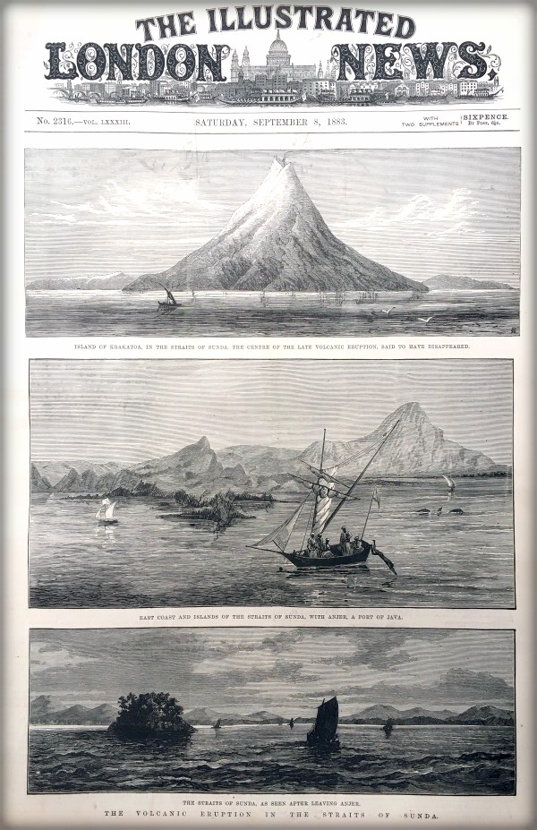 Aujourd'hui j'ai envie de parler de quelque chose qui s'est passé le 27 août 1883, l'éruption cataclysmique du volcan Krakatoa!