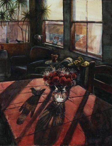 Belinda Del Pesco <a href="/bdelpesco/">Belinda Del Pesco | Artist</a> 
The Red Table at Winter Light 

belindadelpesco.com #belindadelpesco #red #painting #artist #art #artwork #arthistory #artgallery #arte #kunst #creative #inspiration #museum #contemporaryart #contemporarypainting #interior #artinfinitus