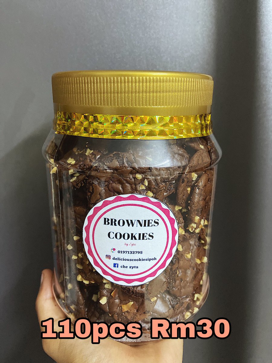 ariffisnme's tweet photo. Hye assalamualaikum . saya ade jual brownies cookies .. Belom cuba belom tahu, sudah cuba pasti repeat order lagi.. cod area ipoh,jauh boleh beli di shopee https://t.co/kKszzU5GGl atau Pm https://t.co/m0AquRtR5d  Rt utk rezeki saya @MohKeIpoh @IpohAjer @TwitPerak https://t.co/tn6KsMt44V