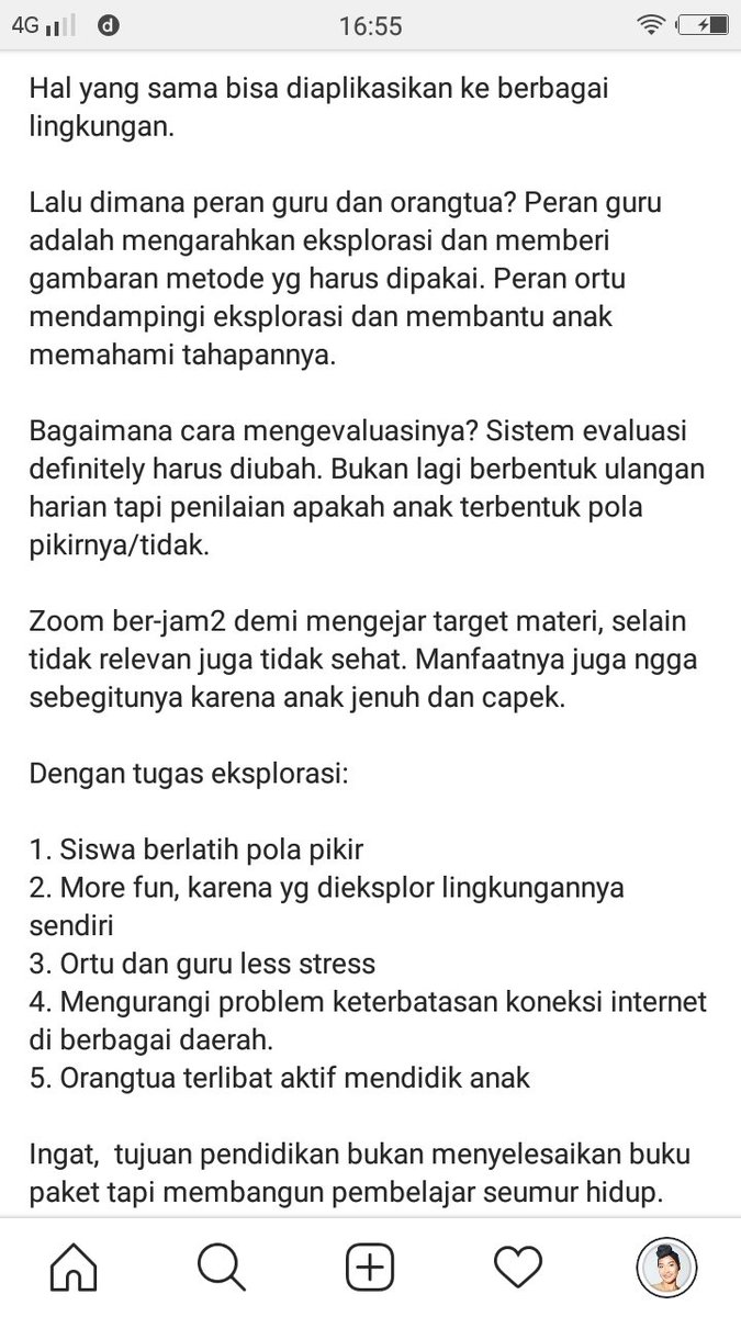 iimfahima's tweet photo. Saat ini siswa dan guru di Indonesia dibebani oleh mapel yang bejibun dan ga relevan dengan jaman. 

Pandemi Ini kesempatan pemerintah menyederhanakan kurikulum dan mengubah target dari yang semula menyelesaikan materi segudang, menjadi fokus membangun pola pikir siswa. https://t.co/ykeGmC5A7m