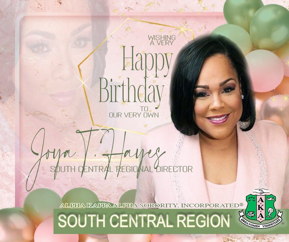 Happy birthday Madam Regional Director! Today South Central celebrates our wonderful leader! Please tag us in your birthday tributes as you send her birthday blessings through the day! #WeareSouthCentral #WeareAlphaKappaAlpha #AKA1908