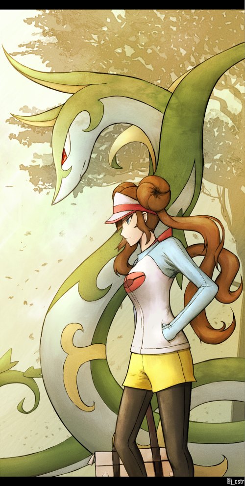 Jc メイとジャローダ Rosa Serperior Pokemon Artph