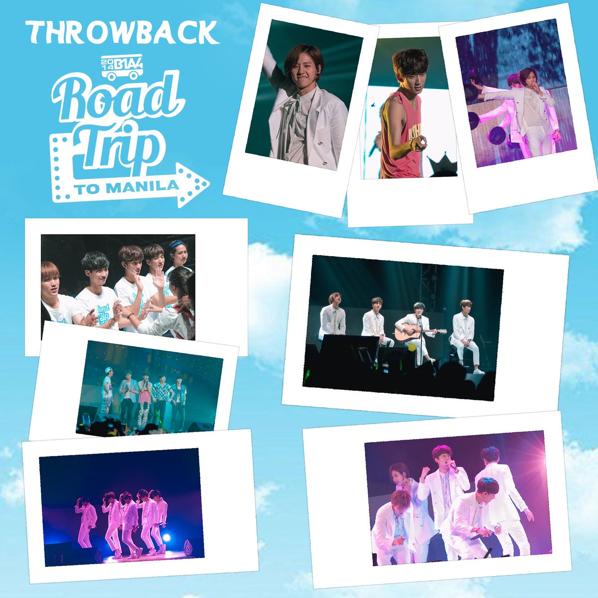 allaccessprod_'s tweet photo. Today marks the first visit of B1A4 in Manila!
How can we honestly forget the best ROAD TRIP adventure we had last 2014? 😍 

We surely miss the good old times without pandemic 😷 Stay safe and Covid-free!

#B1A4RoadTripInManila2014
#ReminscingLiveEvents
#AllAccessProduction https://t.co/zXfnrmy5QP